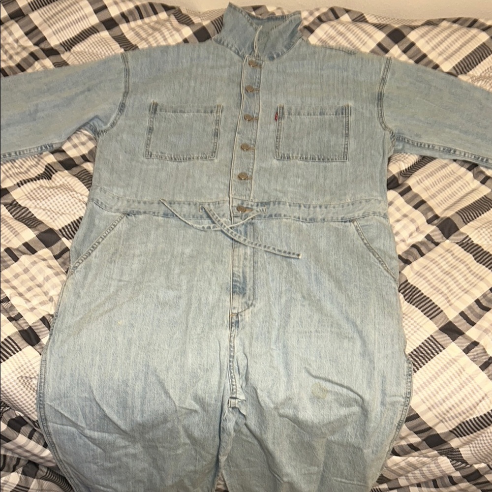 Levi's Light Blue Denim Jumpsuit